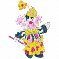 Joker Clowns Embroidery Design 10